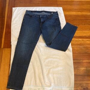 Lucky Brand Brooke Skinny Dark Blue Straight Leg Women's Jeans